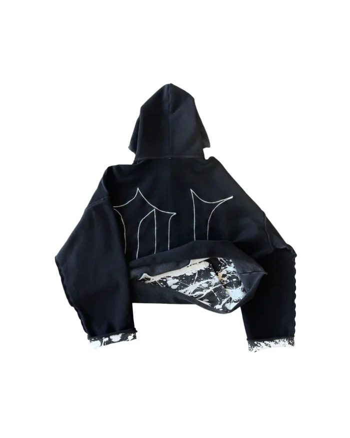 Tenth Series 1010 Reversible Hoodie Black (1)