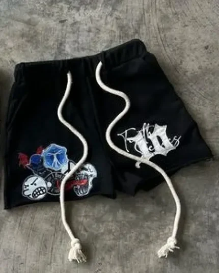 Tenth Series Graffiti Shorts Black (1)