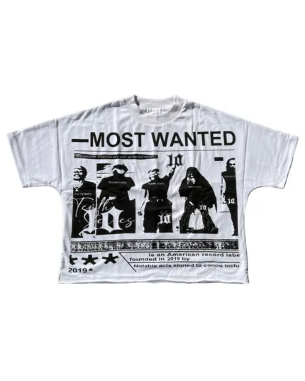 Tenth Series Most Wanted T Shirt White (2)