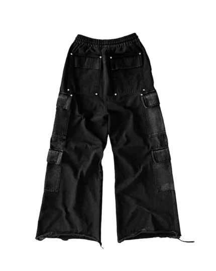 Tenth Series Raver Cargo Sweatpants Black (1)